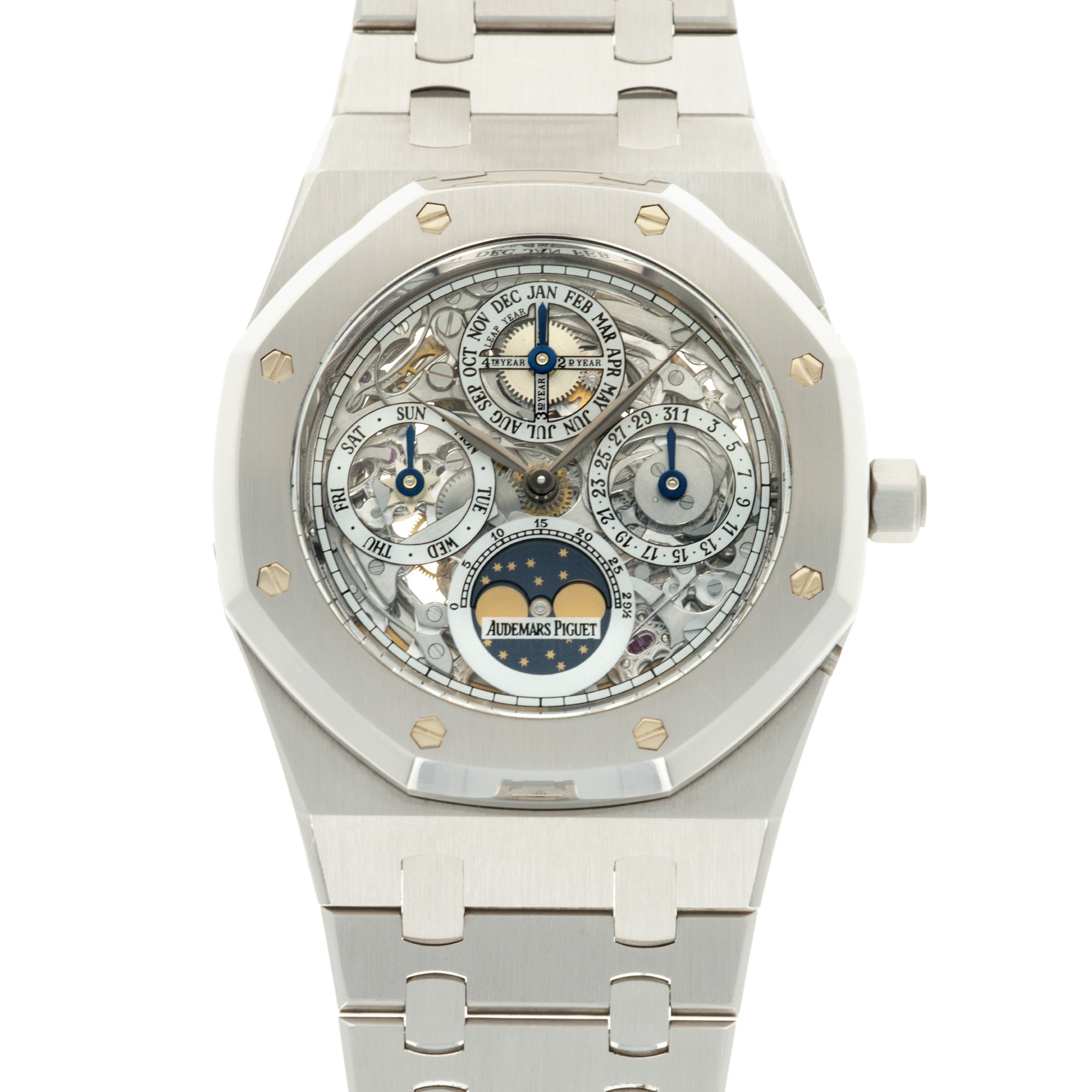 Audemars Piguet - Audemars Piguet Steel Royal Oak Perpetual Calendar Skeleton Watch Ref. 25829 - The Keystone Watches