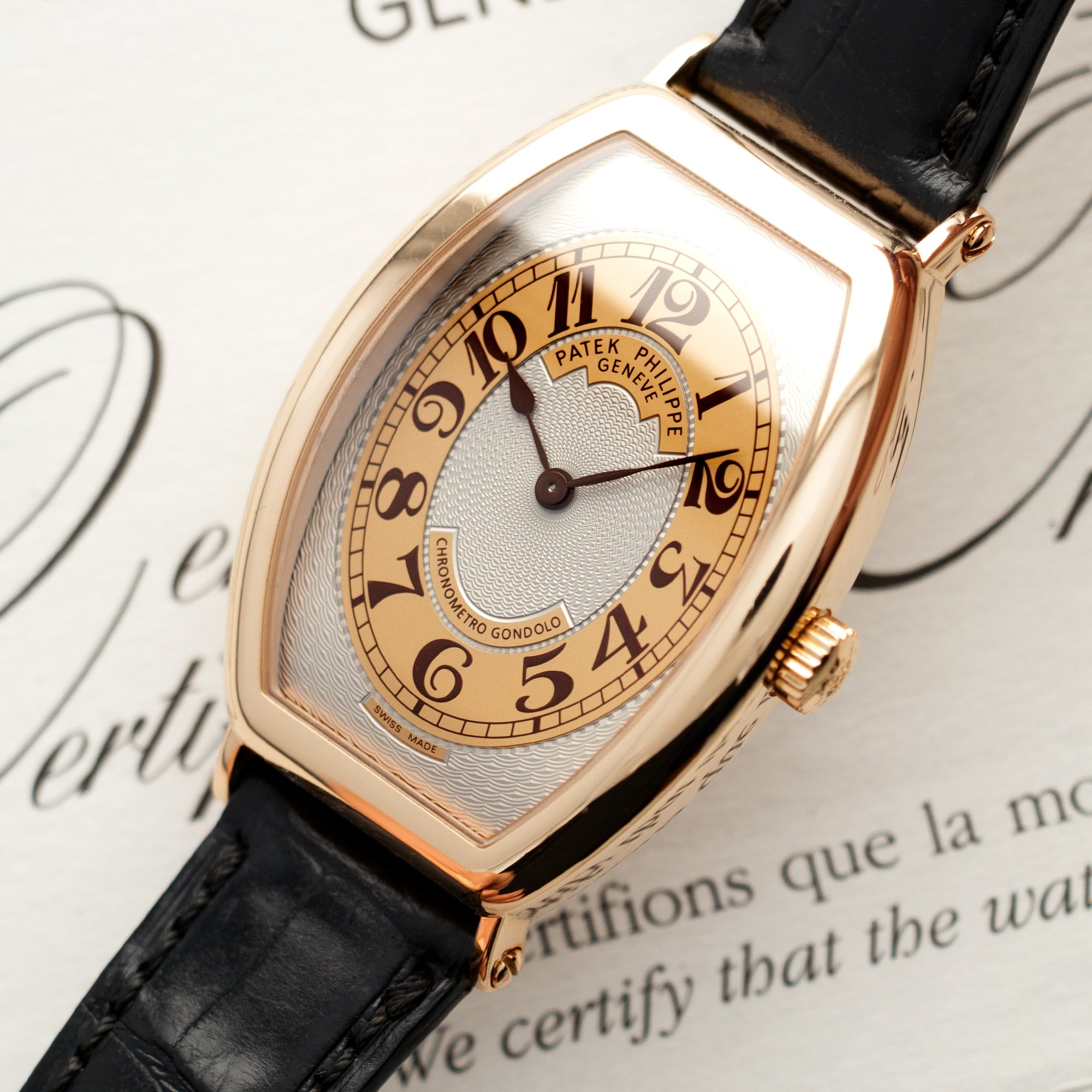 Patek Philippe - Patek Philippe Rose Gold Gondolo Ref. 5098 - The Keystone Watches