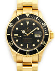 Rolex Yellow Gold Submariner Watch Ref. 16618