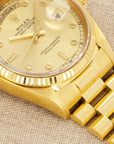 Rolex - Rolex Yellow Gold Day-Date Ref. 18038 with Rare Pinball Dial - The Keystone Watches