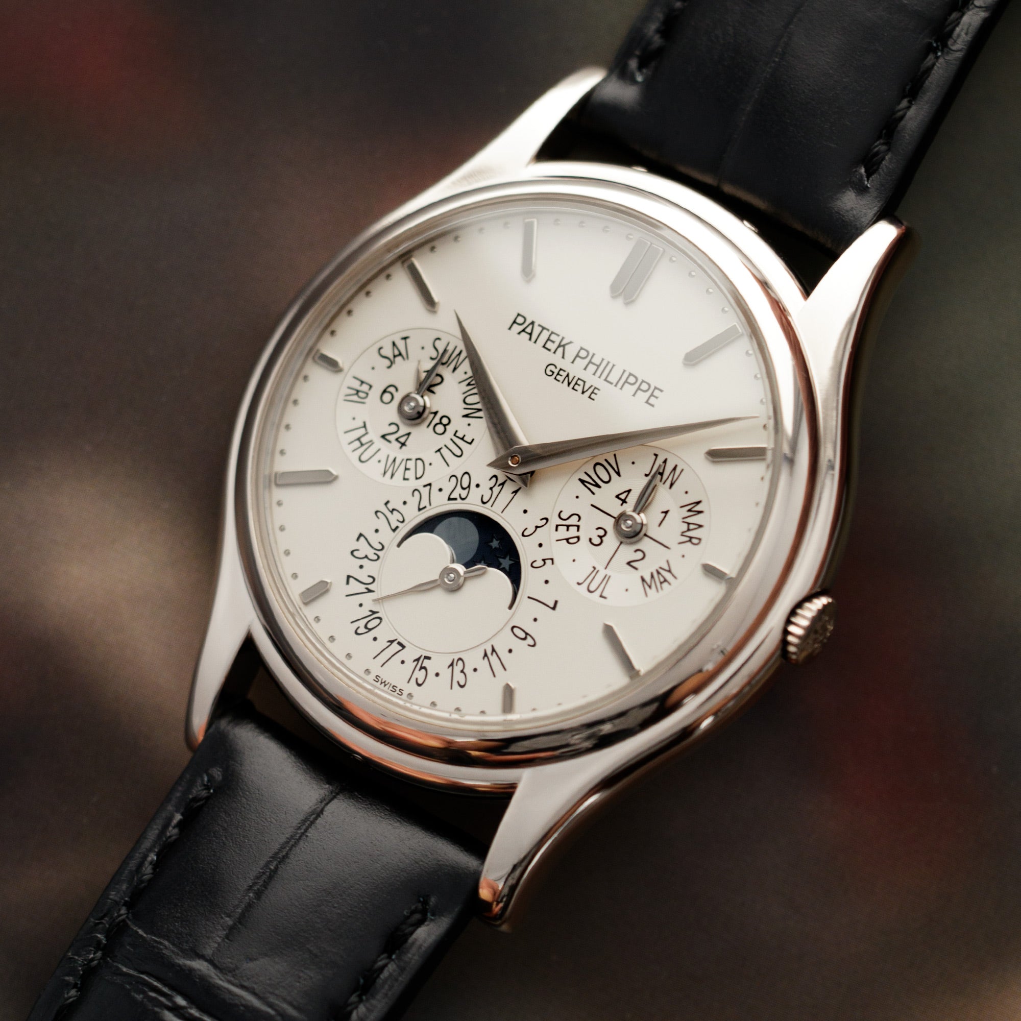 Patek Philippe - Patek Philippe White Gold Perpetual Calendar Watch Ref. 5140 - The Keystone Watches