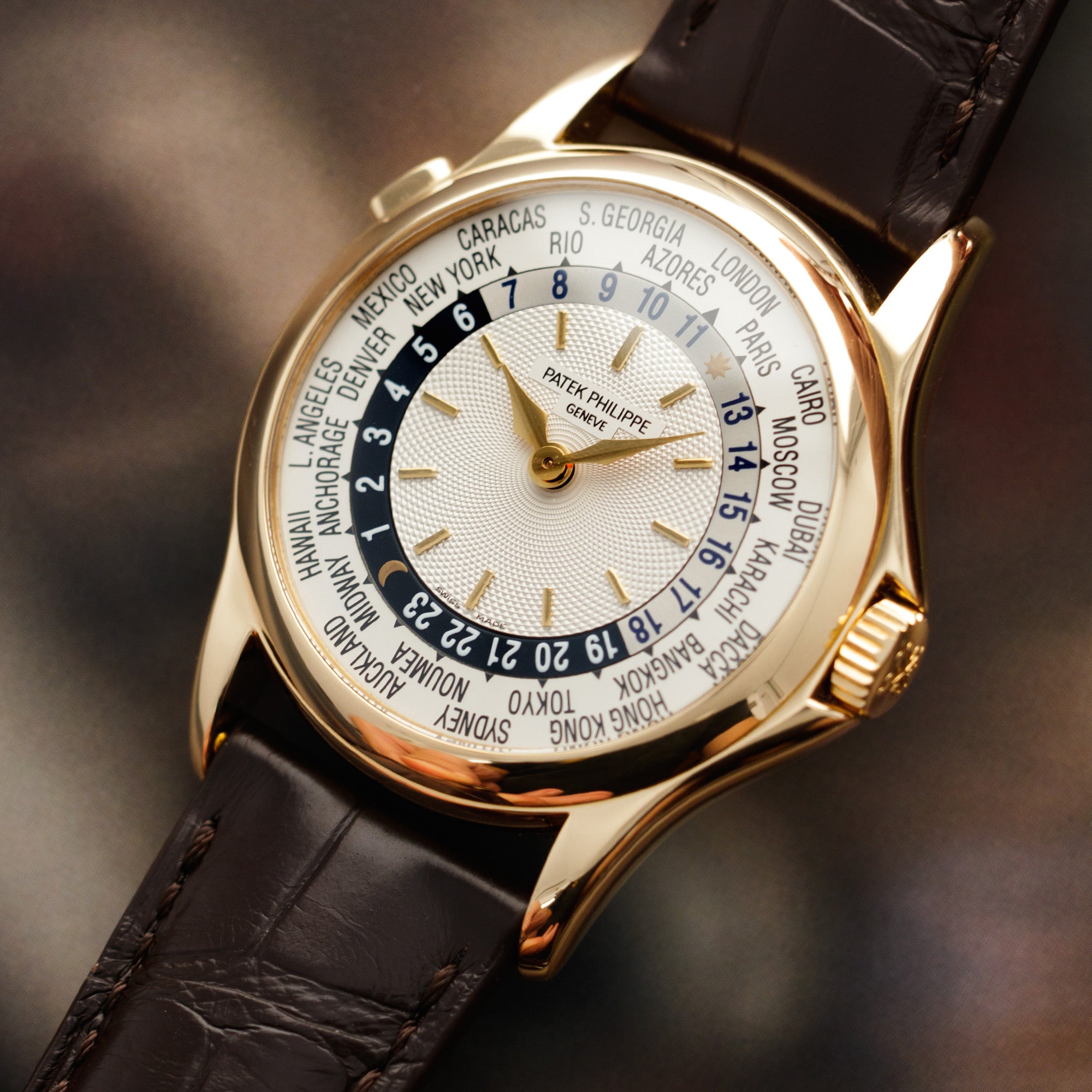 Patek Philippe - Patek Philippe Yellow Gold World Time Watch Ref. 5110 - The Keystone Watches