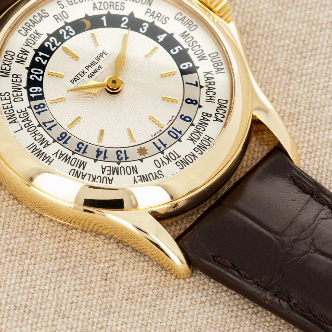 Patek Philippe Yellow Gold World Time Watch Ref. 5110