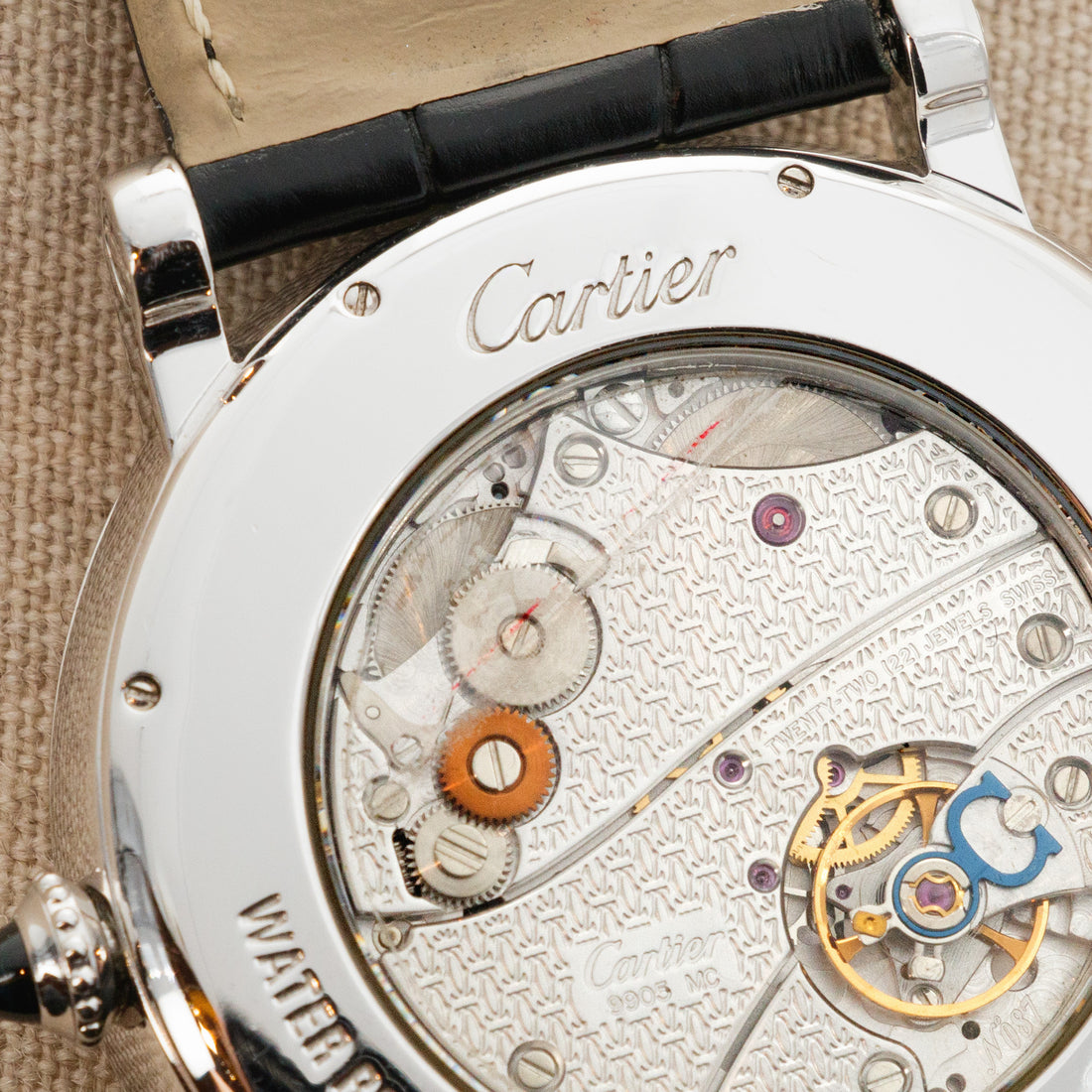 Cartier White Gold Rotonde Jumping Hour Ref. W1553851