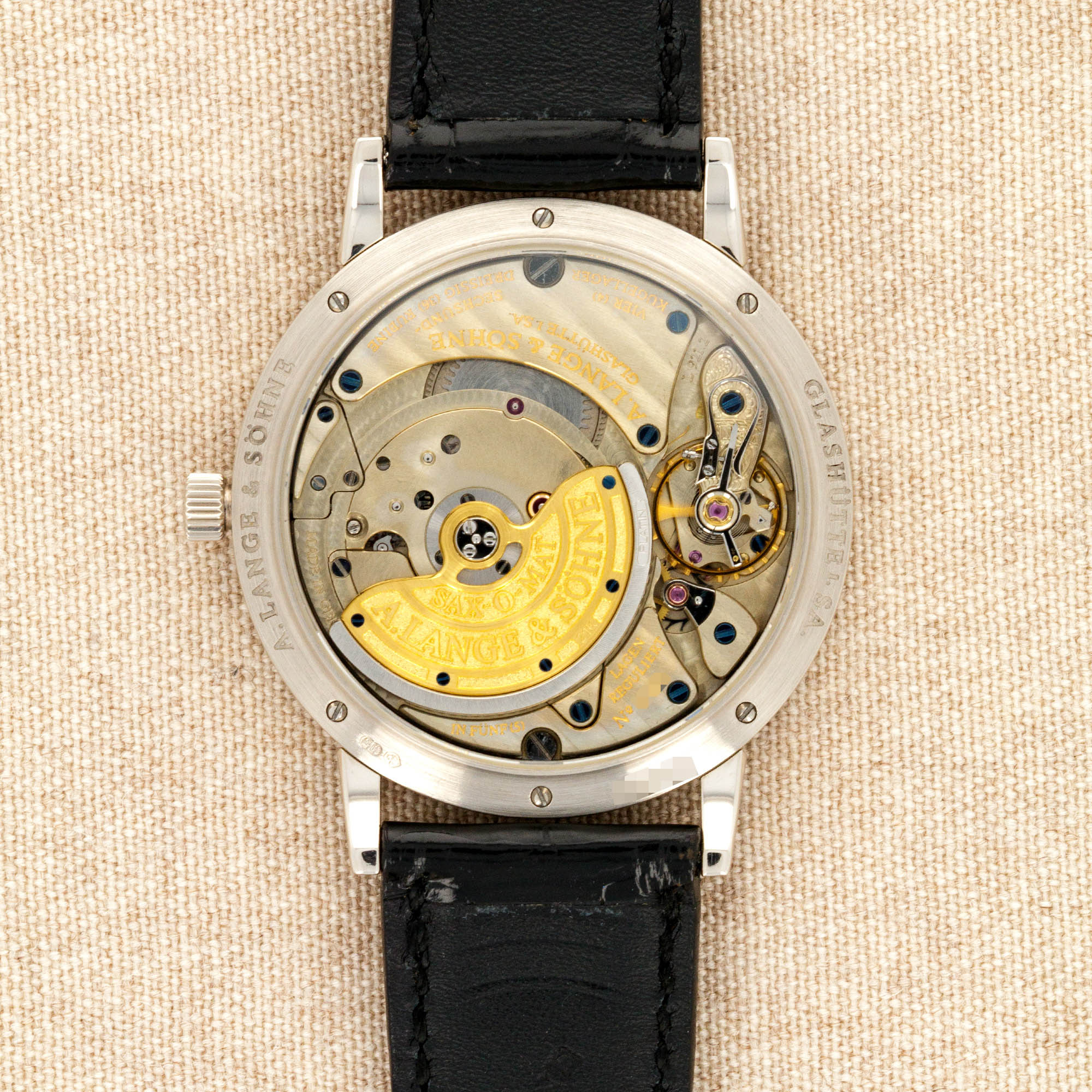 A. Lange &amp; Sohne - A. Lange &amp; Sohne White Gold Langematik Sax-O-Mat Ref. 301.027 - The Keystone Watches