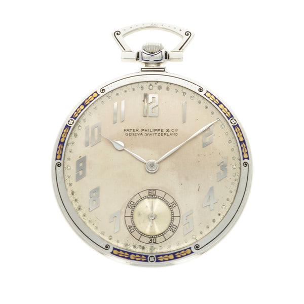 Patek philippe platinum pocket watch hotsell