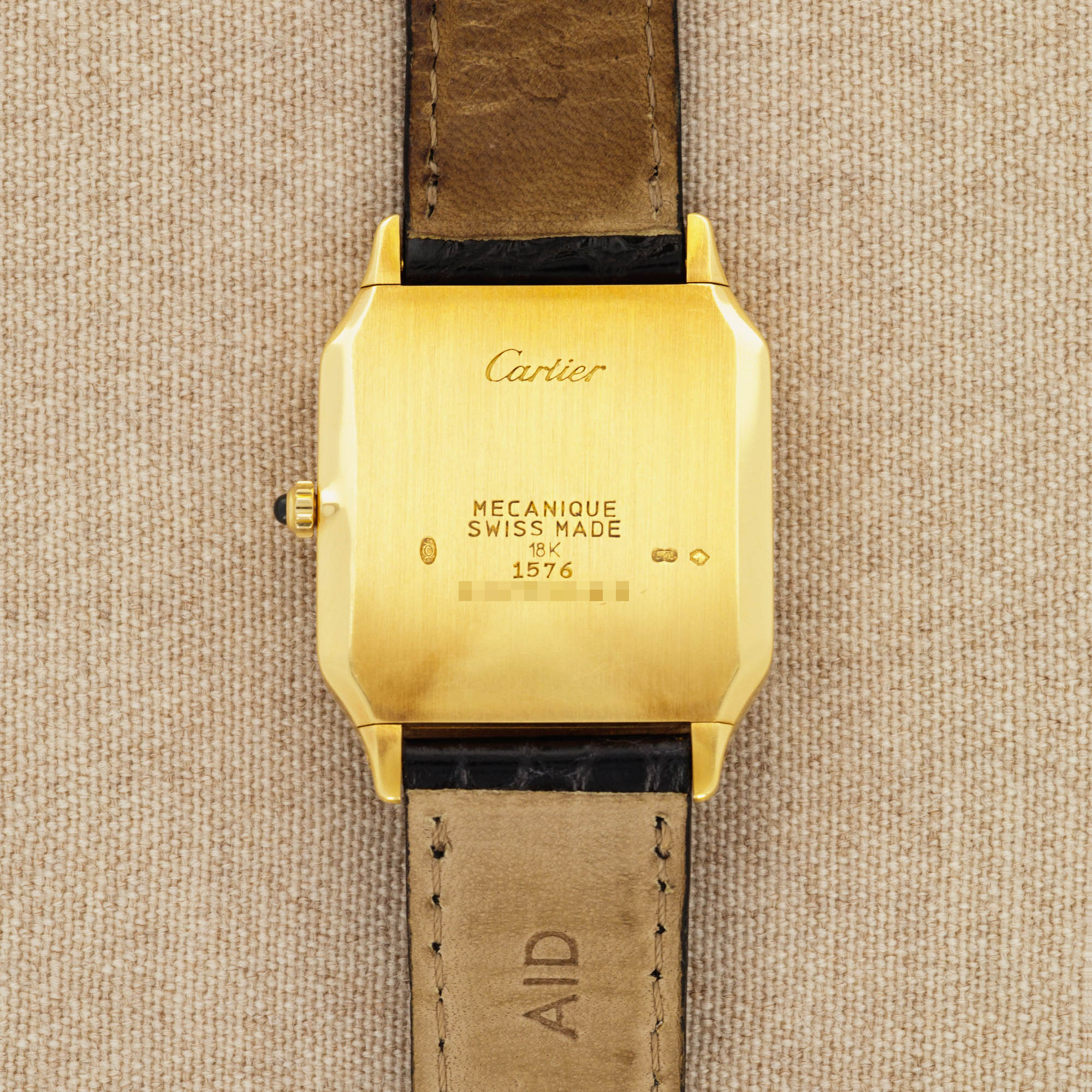 Cartier - Cartier Yellow Gold Santos Dumont Ref. 1576 - The Keystone Watches