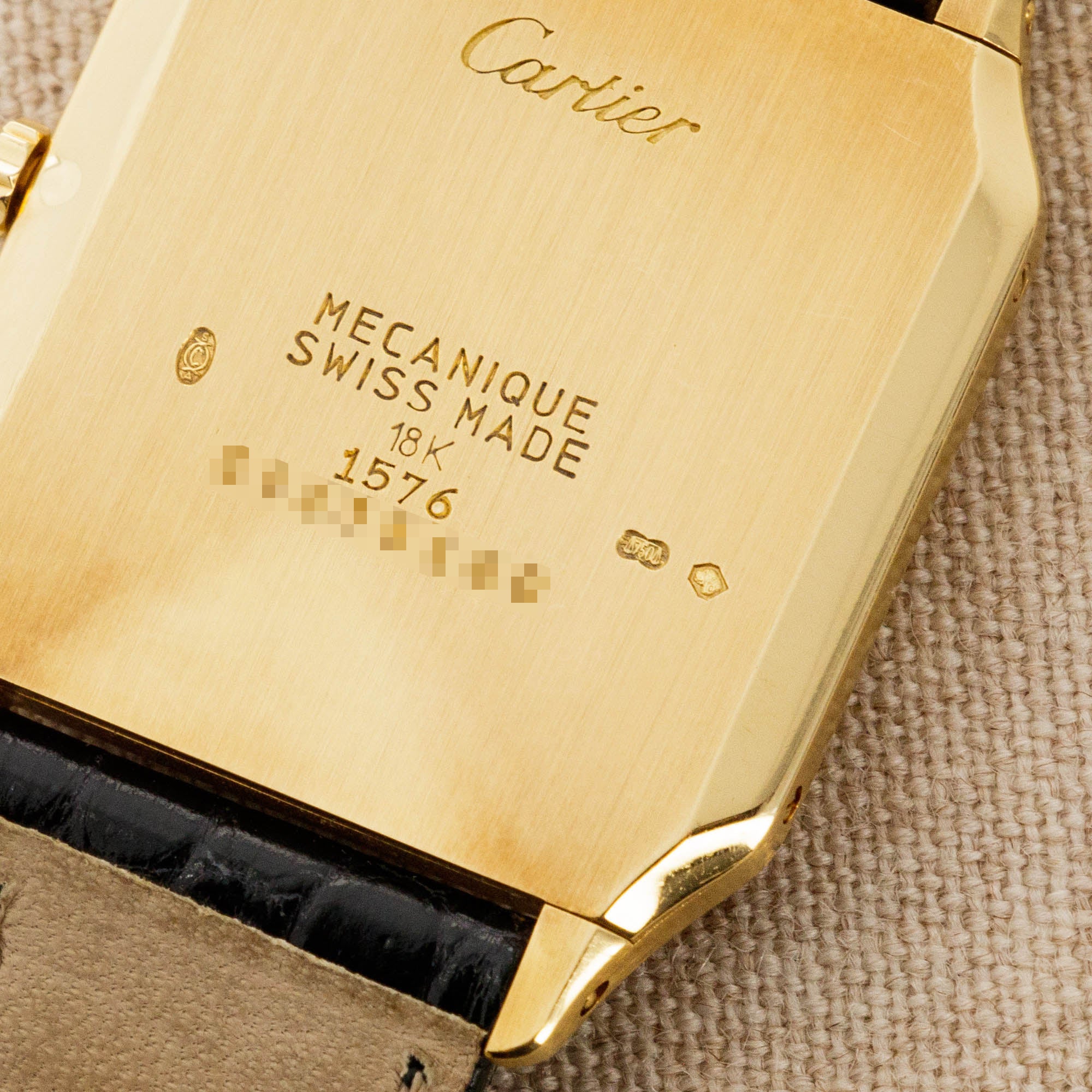 Cartier - Cartier Yellow Gold Santos Dumont Ref. 1576 - The Keystone Watches