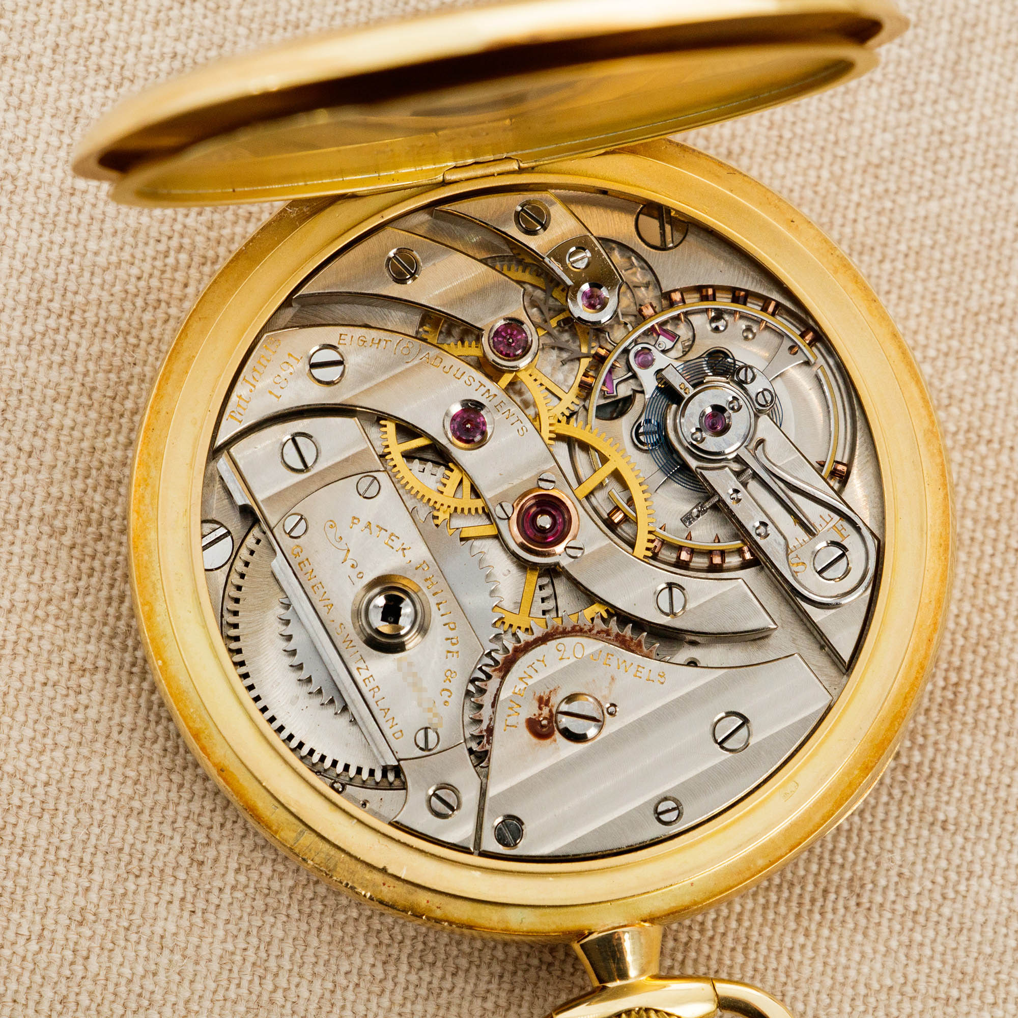 Patek Philippe - Patek Philippe Yellow Gold Pocket Watch with Original Paperwork - The Keystone Watches