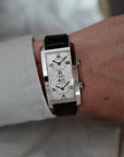 Cartier White Gold Tank Cintree Chinese Dual Time Ref. 2767