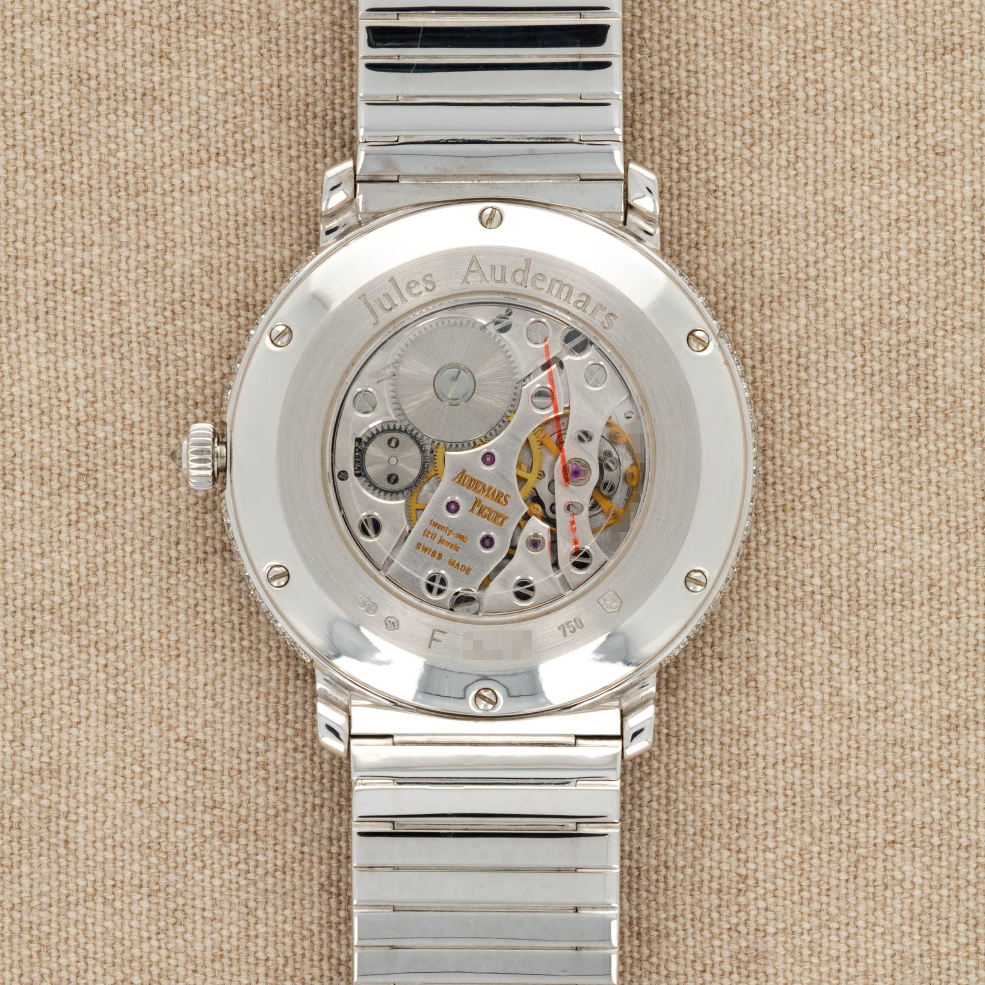 Audemars Piguet - Audemars Piguet White Gold and Diamond Jules Audemars Watch Ref. 15125BC - The Keystone Watches