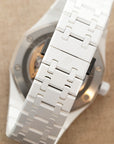 Audemars Piguet - Audemars Piguet White Ceramic Royal Oak Quantieme Perpetual Ref. 26579 - The Keystone Watches
