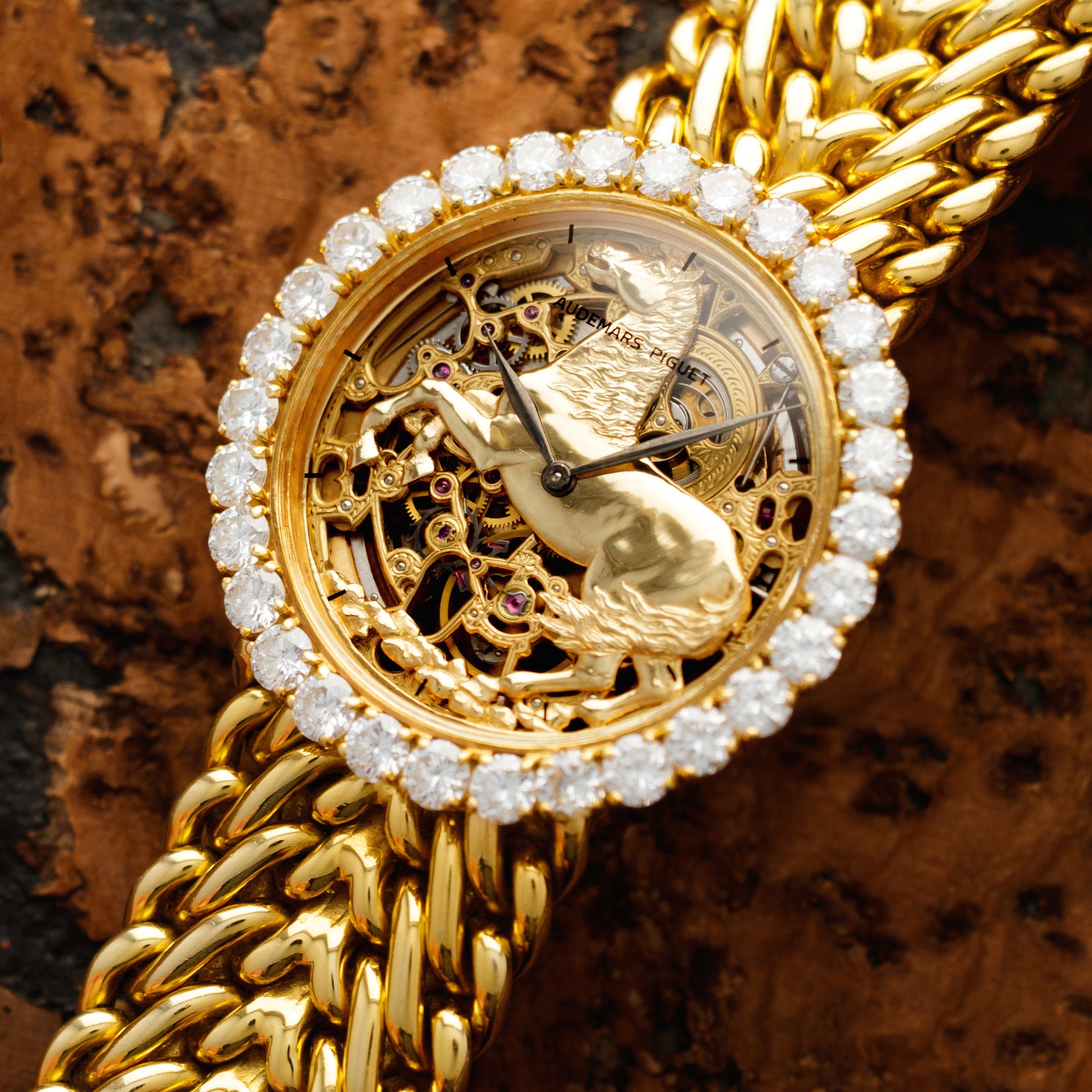 Audemars Piguet - Audemars Piguet Yellow Gold Equine Skeleton Watch - The Keystone Watches