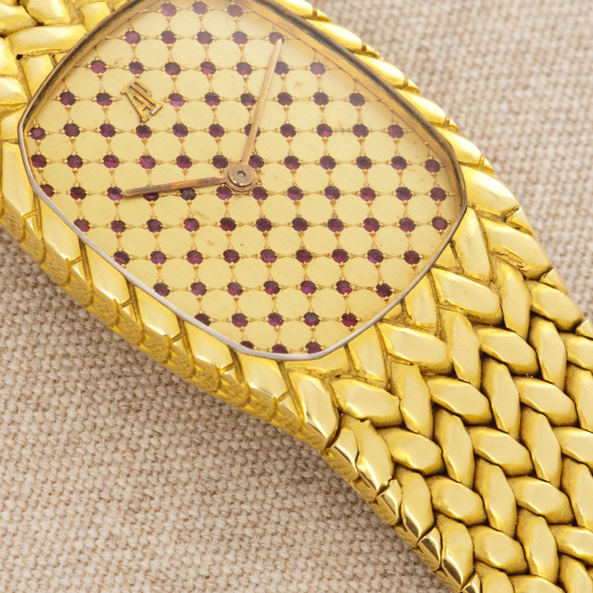Audemars Piguet - Audemars Piguet Yellow Gold Cobra with Ruby Dial - The Keystone Watches