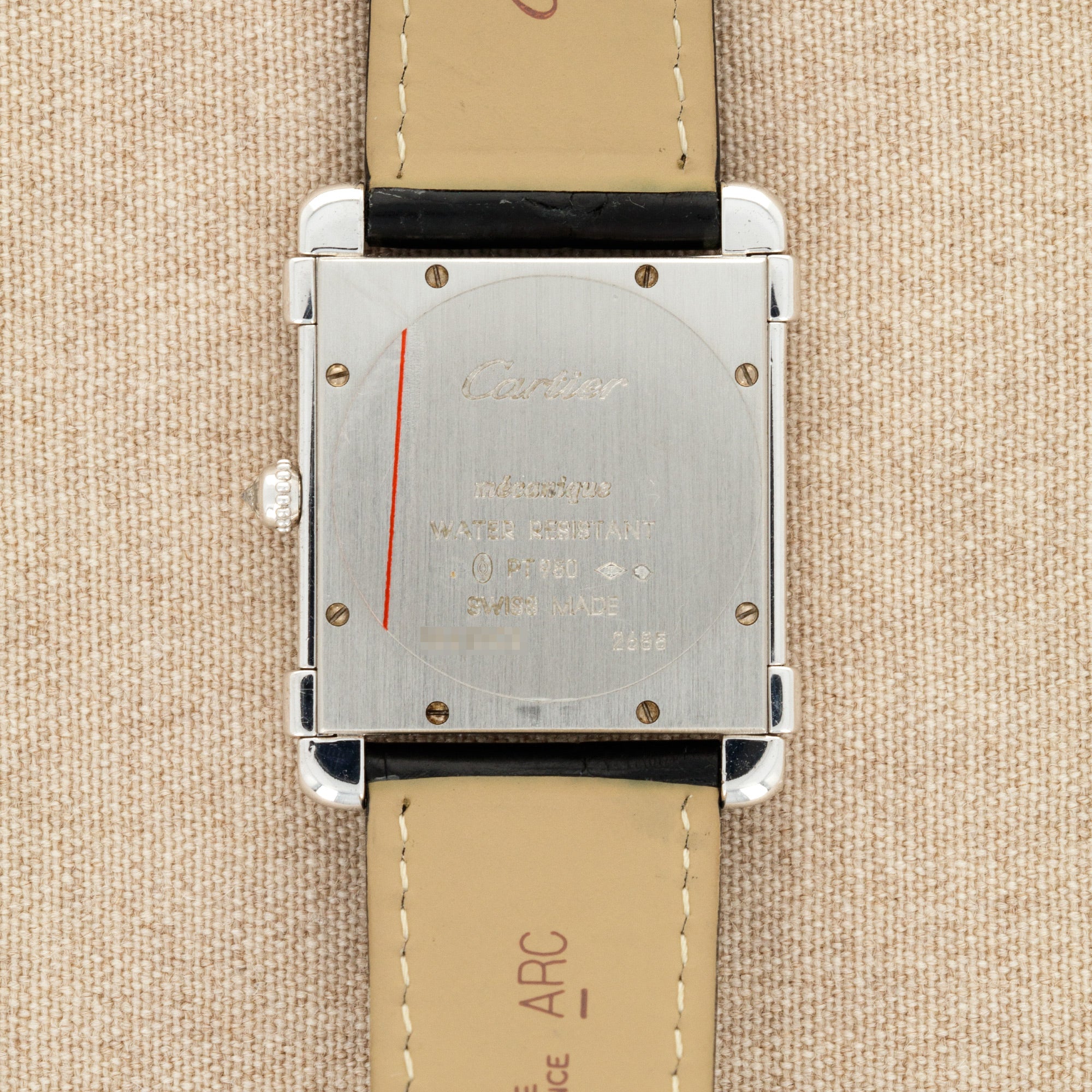 Cartier - Cartier Platinum Tank Chinoise Ref. 2685 - The Keystone Watches