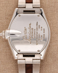 Cartier White Gold Roadster Watch Ref. 3102 with Walnut Wood Dial