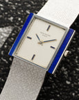 Patek Philippe White Gold Lapis Watch Ref. 3578