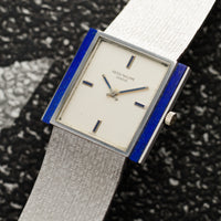 Patek Philippe White Gold Lapis Watch Ref. 3578