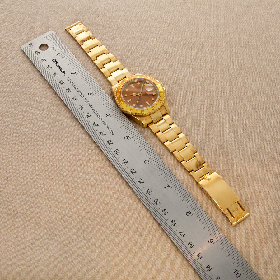 Rolex Yellow Gold GMT-Master II Watch Ref. 16718