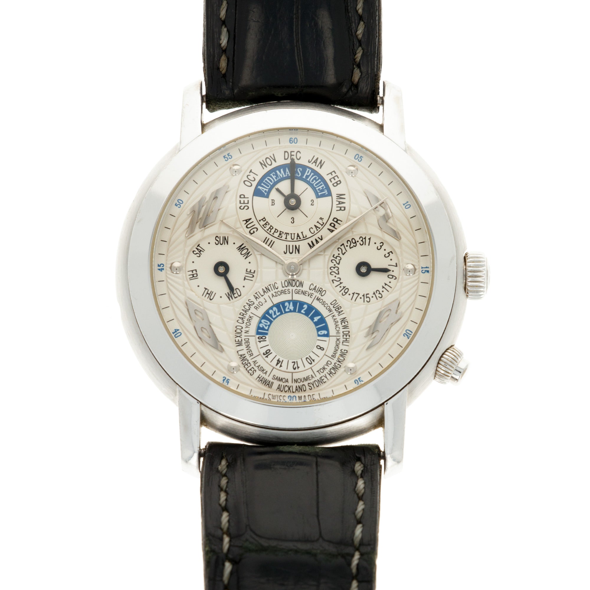 Audemars Piguet - Audemars Piguet White Gold Quantieme Perpetual Metropolis Anniversary Edition Ref. 25962 - The Keystone Watches