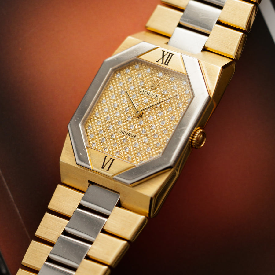 Rolex Yellow & White Gold Diamond Cellini Watch Ref. 5151