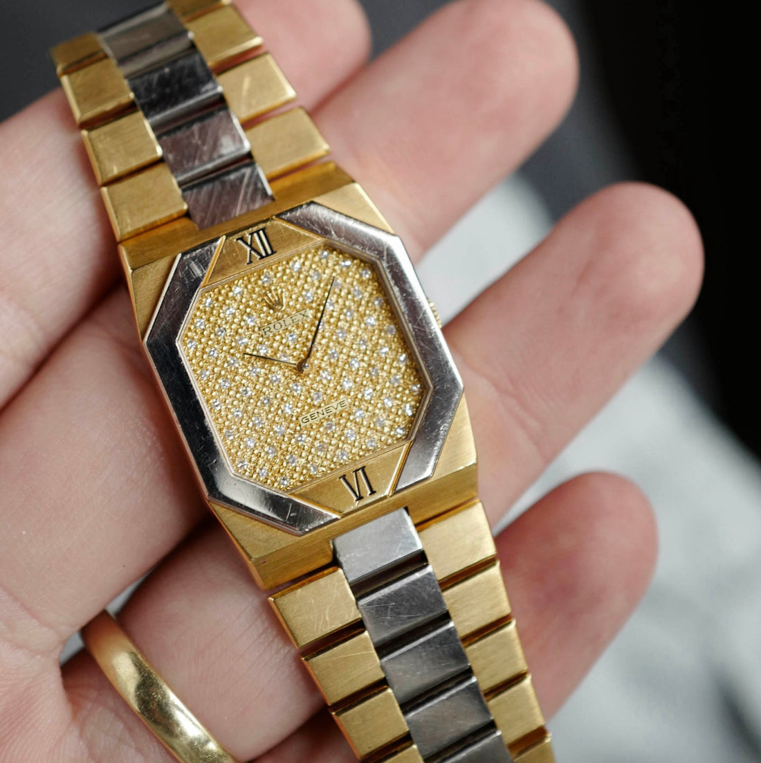 Rolex Yellow & White Gold Diamond Cellini Watch Ref. 5151