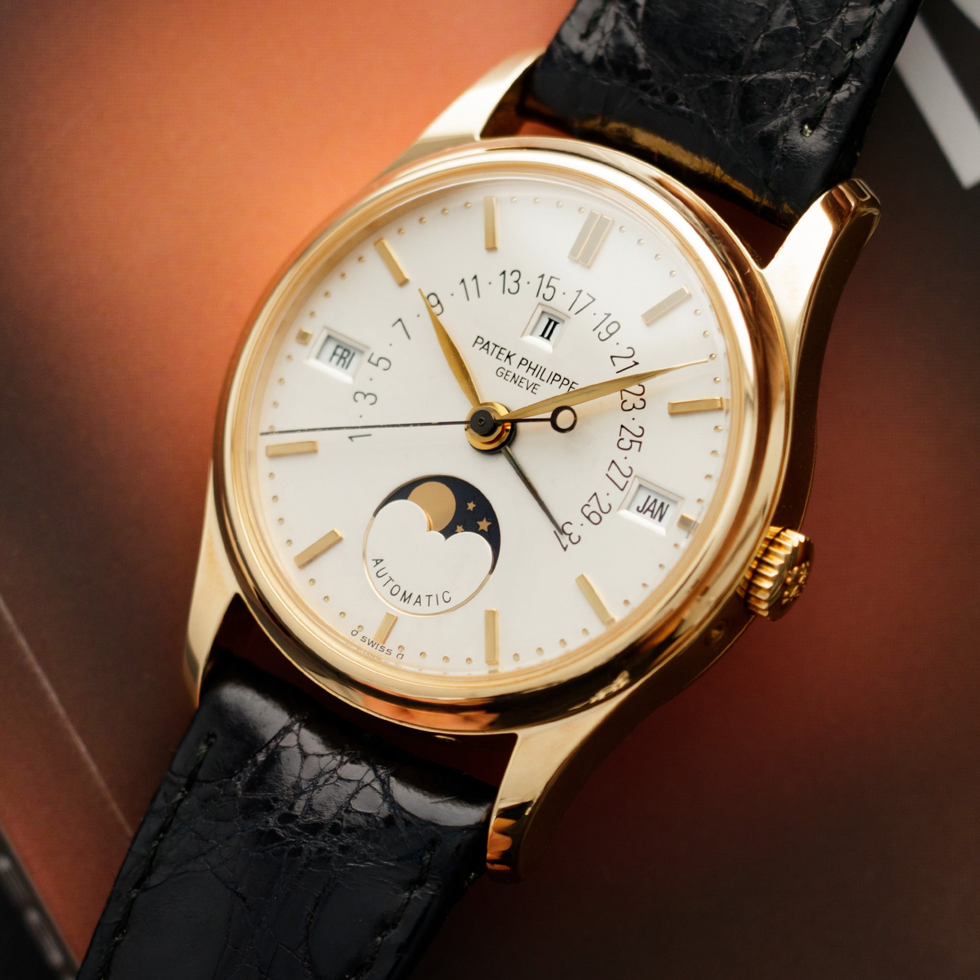 Patek Philippe - Patek Philippe Yellow Gold Perpetual Calendar Retrograde Watch Ref. 5050 - The Keystone Watches