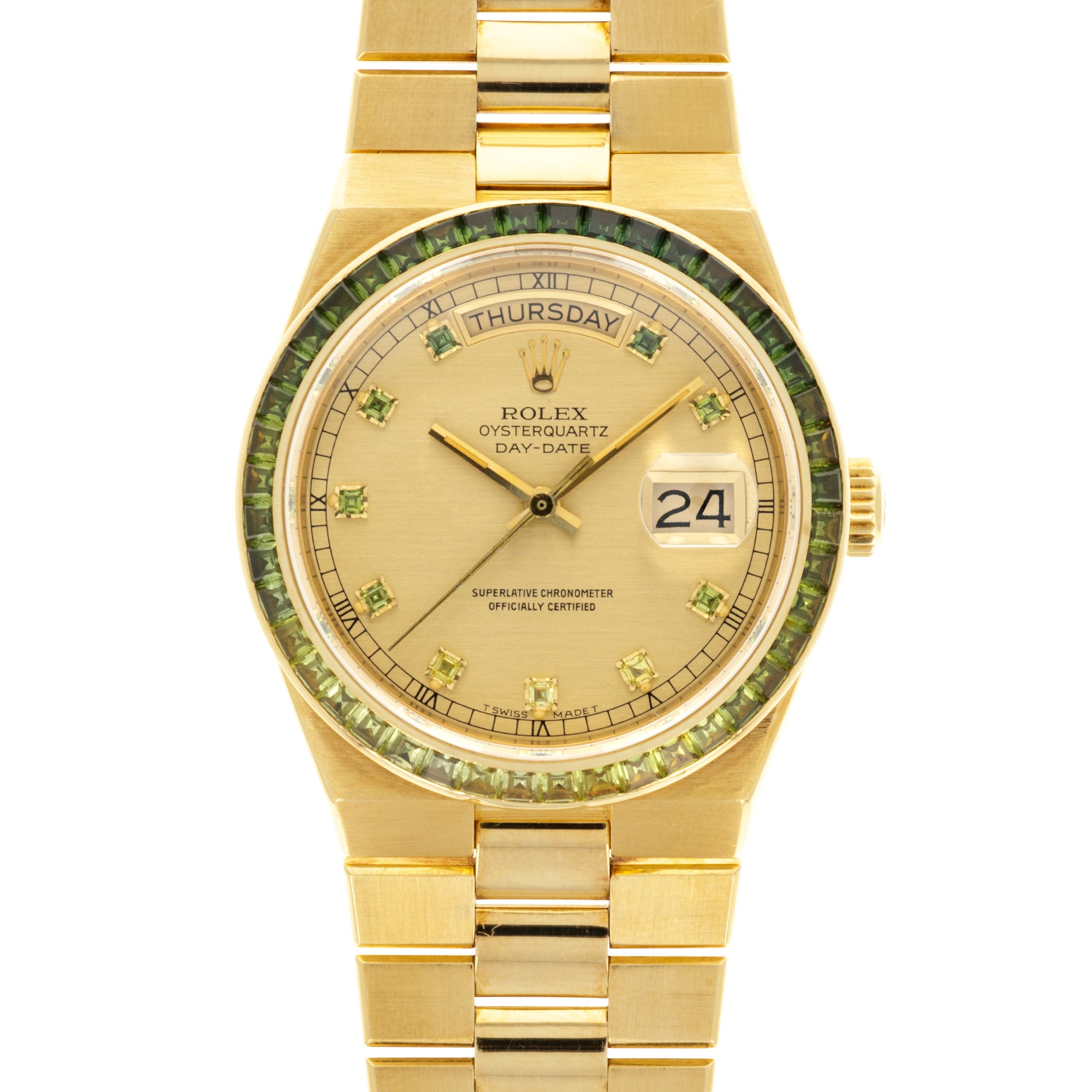 Rolex - Rolex Day-Date OysterQuartz Sapphire Watch Ref. 19158 - The Keystone Watches
