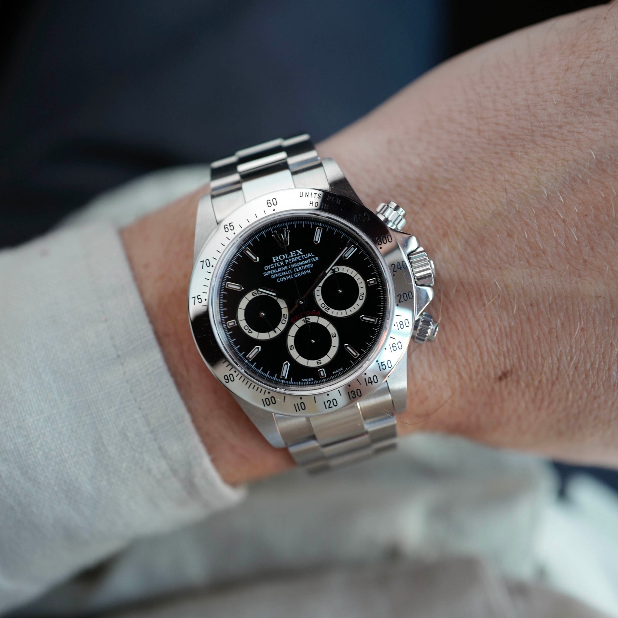 Rolex - Rolex Steel Zenith Daytona Ref. 16520 in New Old Stock Condition with Papers (NEW ARRIVAL) - The Keystone Watches