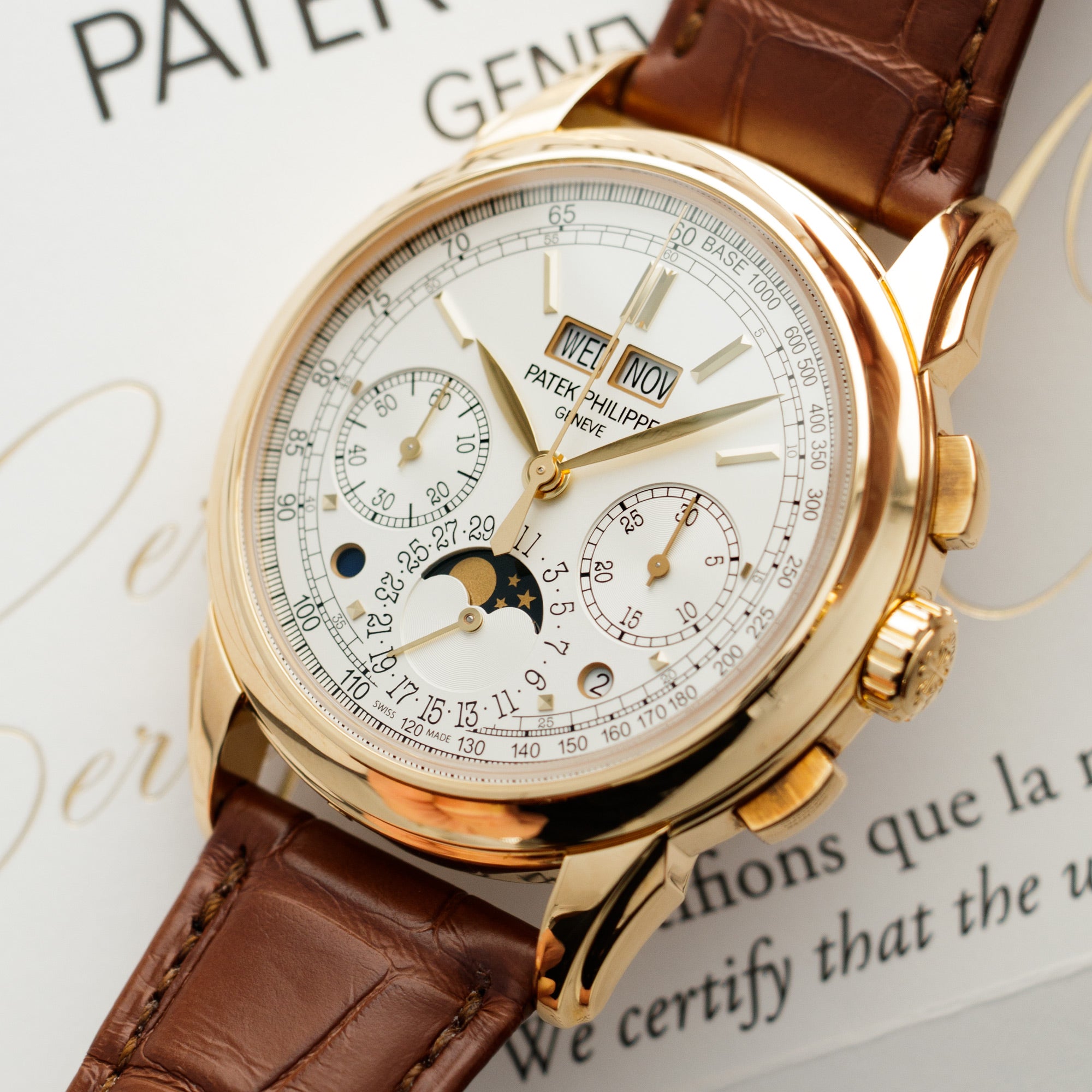 Patek Philippe - Patek Philippe Yellow Gold Perpetual Calendar Chronograph Ref. 5270 - The Keystone Watches