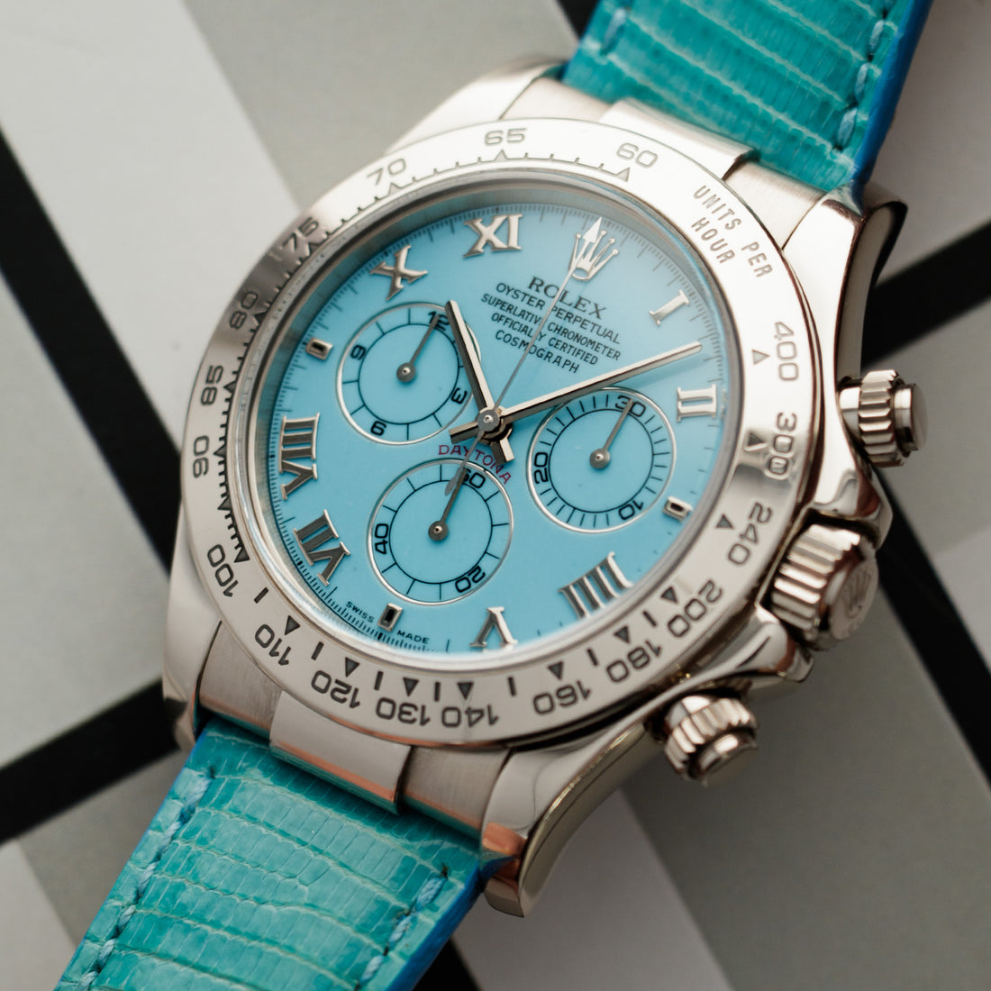 Rolex Cosmograph Daytona Blue Beach Watch Ref. 116519