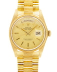Rolex - Rolex Yellow Gold Day-Date Ref. 18078 in Outstanding Condition with Original Bark Finish - The Keystone Watches
