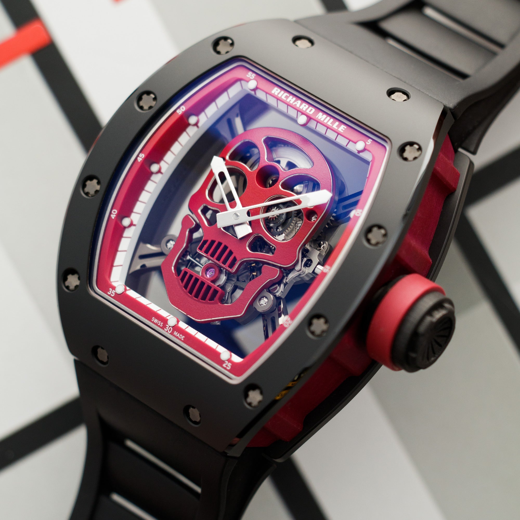 Richard Mille - Richard Mille Red Skull Tourbillon RM52-01 - The Keystone Watches