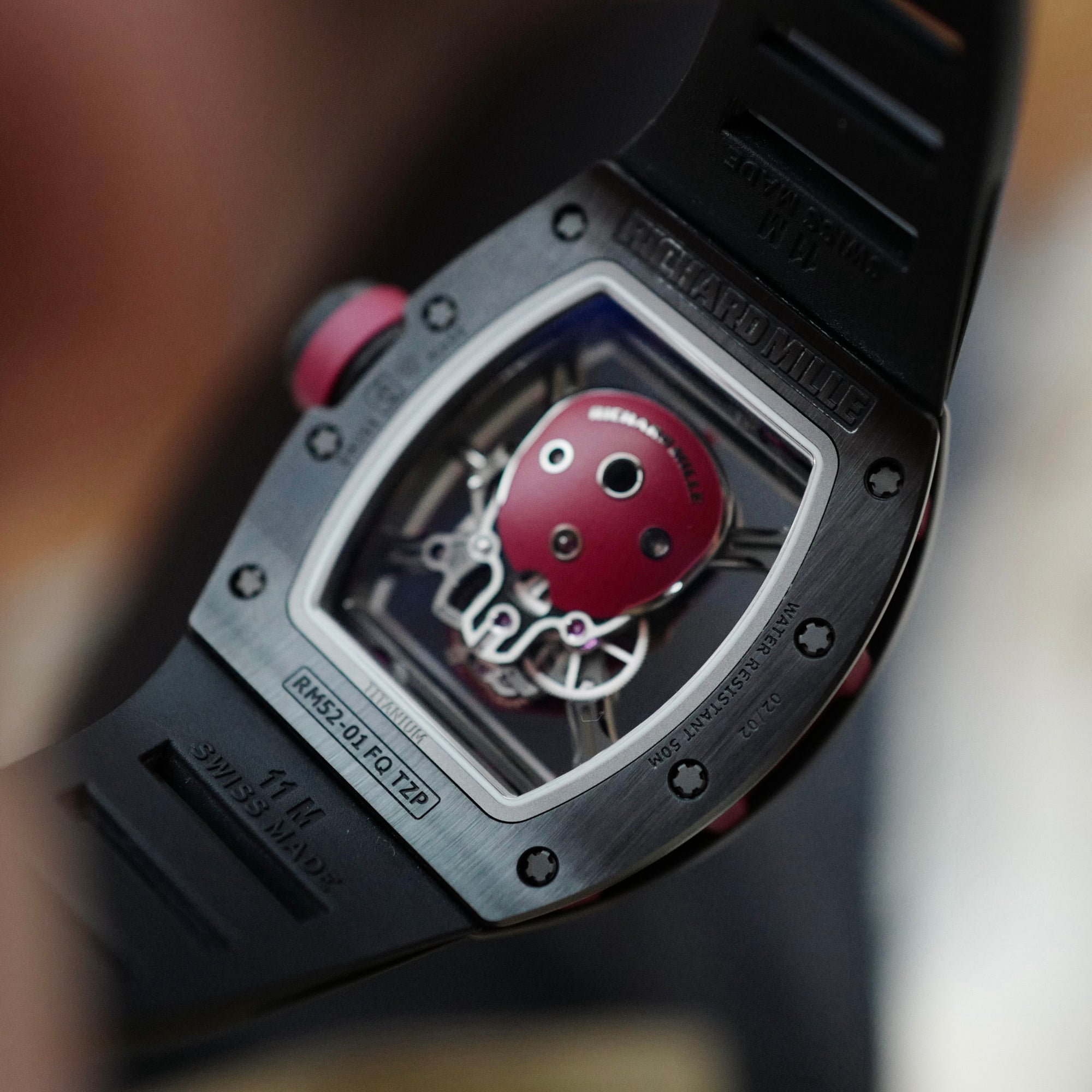 Richard Mille - Richard Mille Red Skull Tourbillon RM52-01 - The Keystone Watches