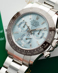 Rolex Platinum Daytona Watch Ref. 116506 with Baguette Diamond Markers