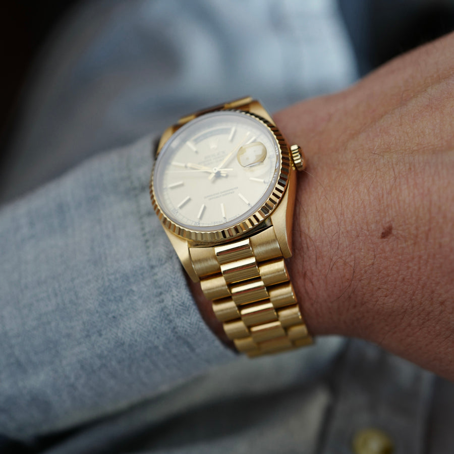 Rolex Yellow Gold Day-Date Watch Ref. 18238 (NEW ARRIVAL)