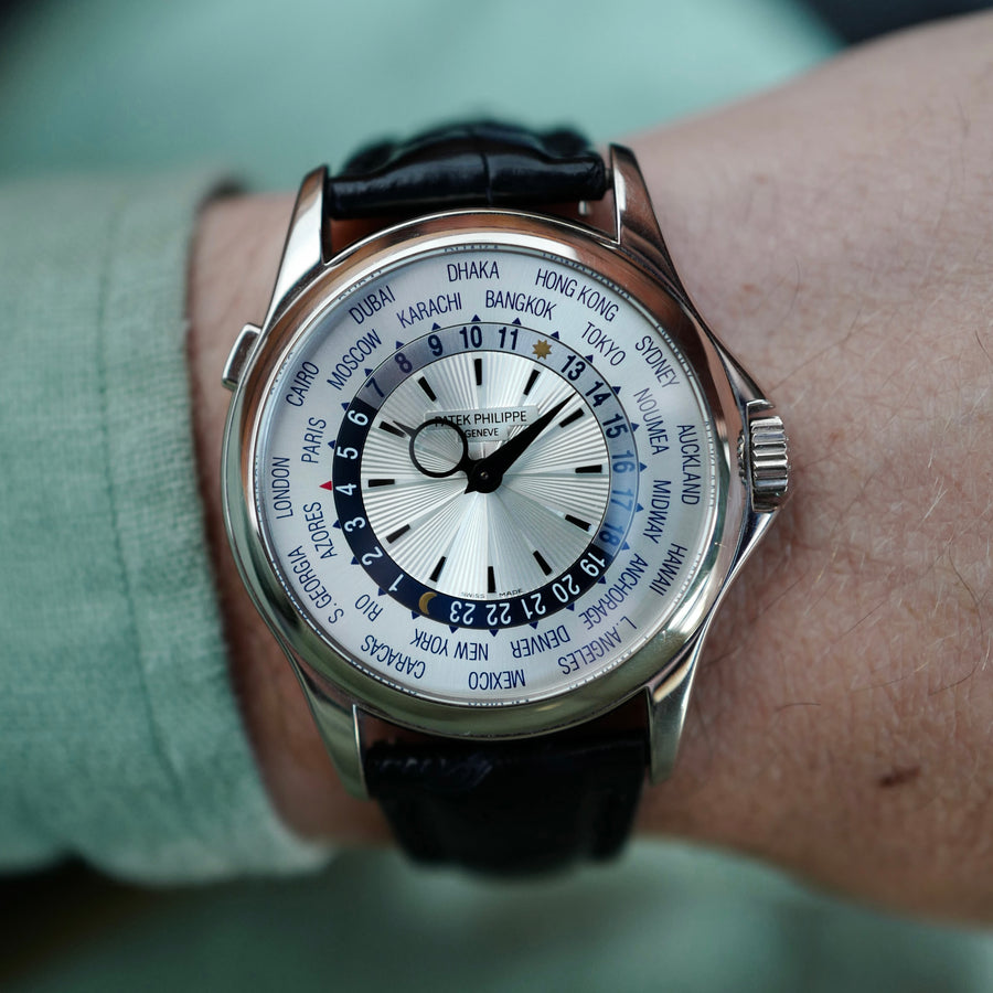 Patek Philippe White Gold World Time Watch Ref. 5130 (NEW ARRIVAL)