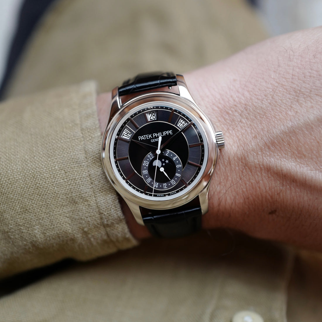 Patek Philippe Annual Calendar 5205G010 18k WG The Keystone Watches