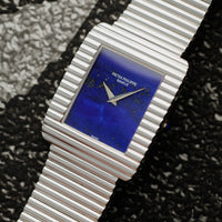 Patek Philippe White Gold Lapis Watch Ref. 3733