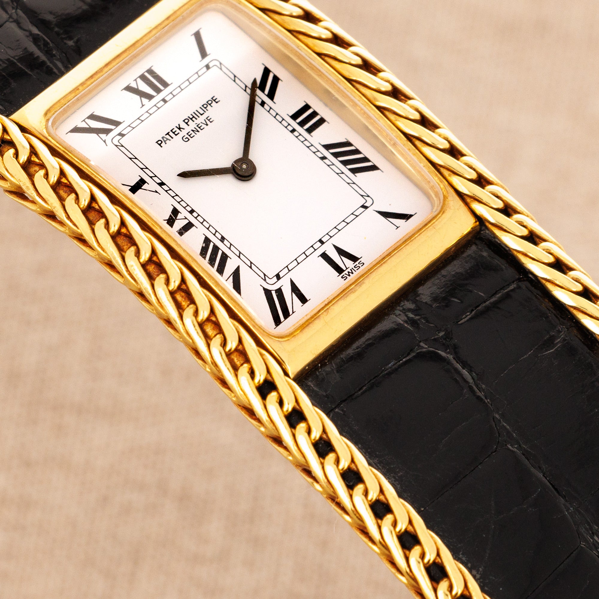 Patek Philippe - Patek Philippe Yellow Gold and Leather Bracelet Watch Ref. 4241 - The Keystone Watches