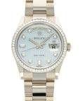 Rolex - Rolex White Gold Day-Date Diamond Watch Ref. 118399 - The Keystone Watches