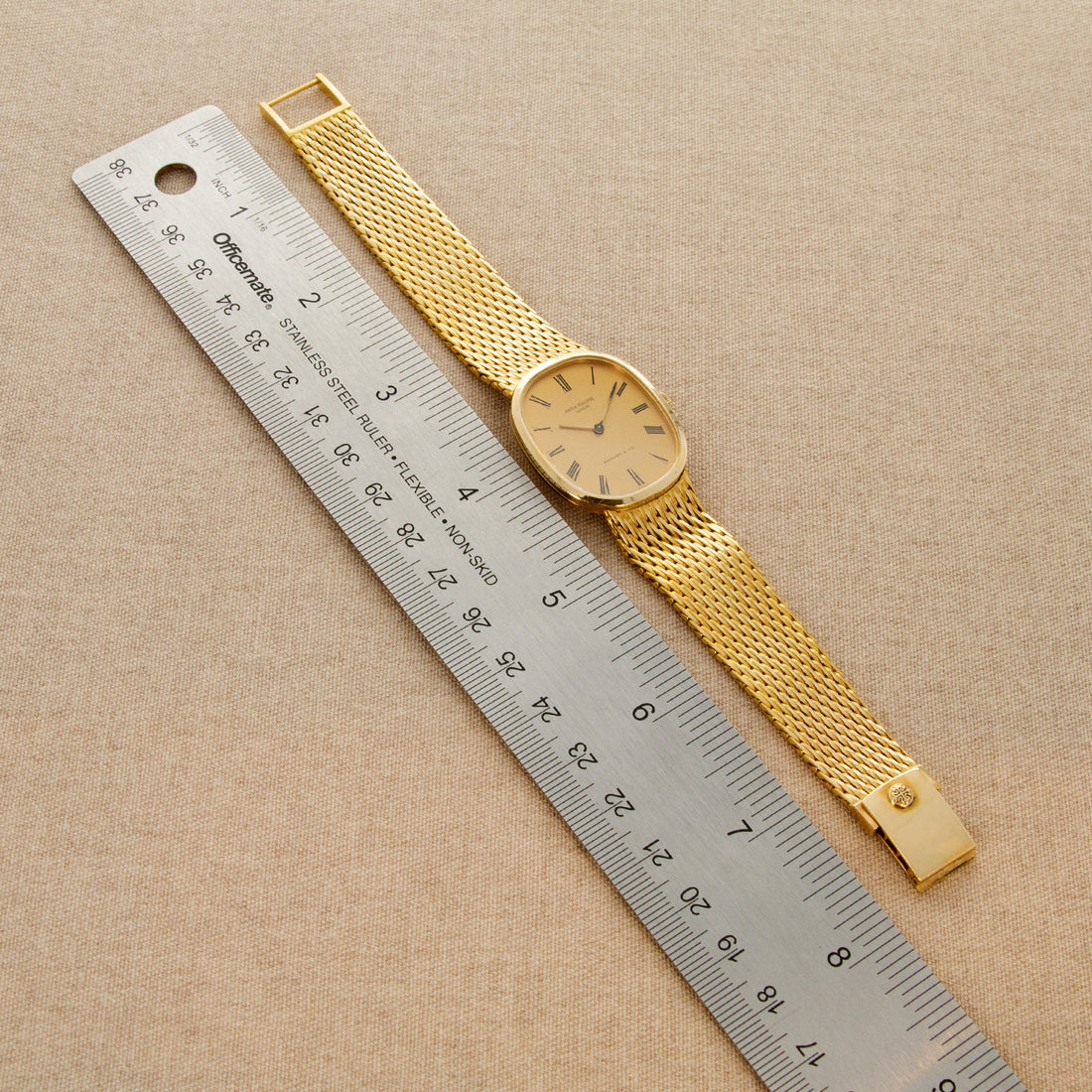 Patek Philippe Yellow Gold Ellipse Ref. 3548 Retailed by Tiffany & Co.