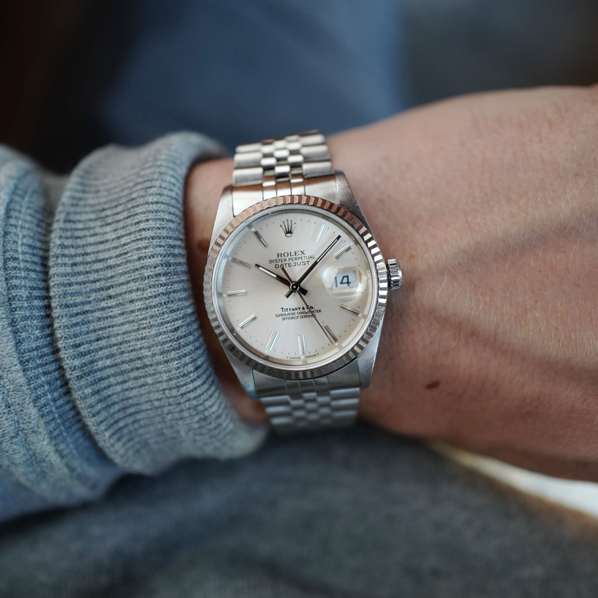 Rolex - Rolex Steel Datejust Ref. 16234, Retailed by Tiffany &amp; Co. (NEW ARRIVAL) - The Keystone Watches
