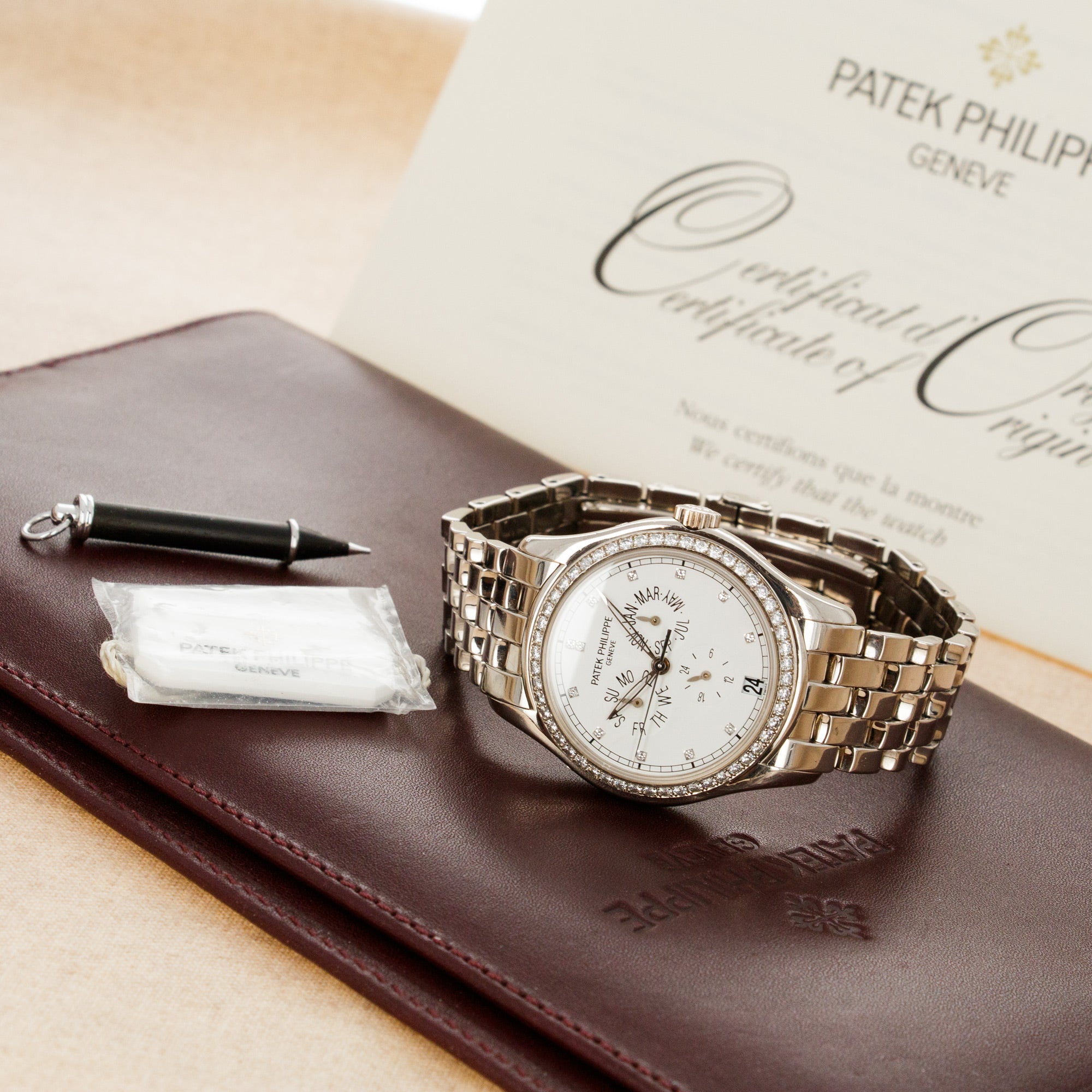 Patek Philippe - Patek Philippe White Gold Annual Calendar Watch Ref. 5037 - The Keystone Watches