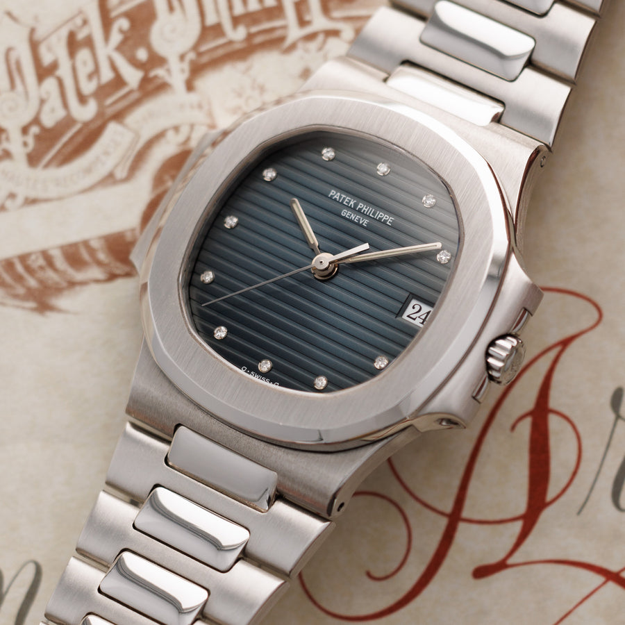 Patek Philippe Platinum Nautilus Watch Ref. 3800