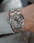 Rolex Platinum Day-Date Ref. 18296 with Factory Diamond Dial and Lugs