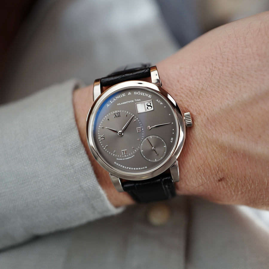 A. Lange & Sohne White Gold Lange 1 Ref. 101.030