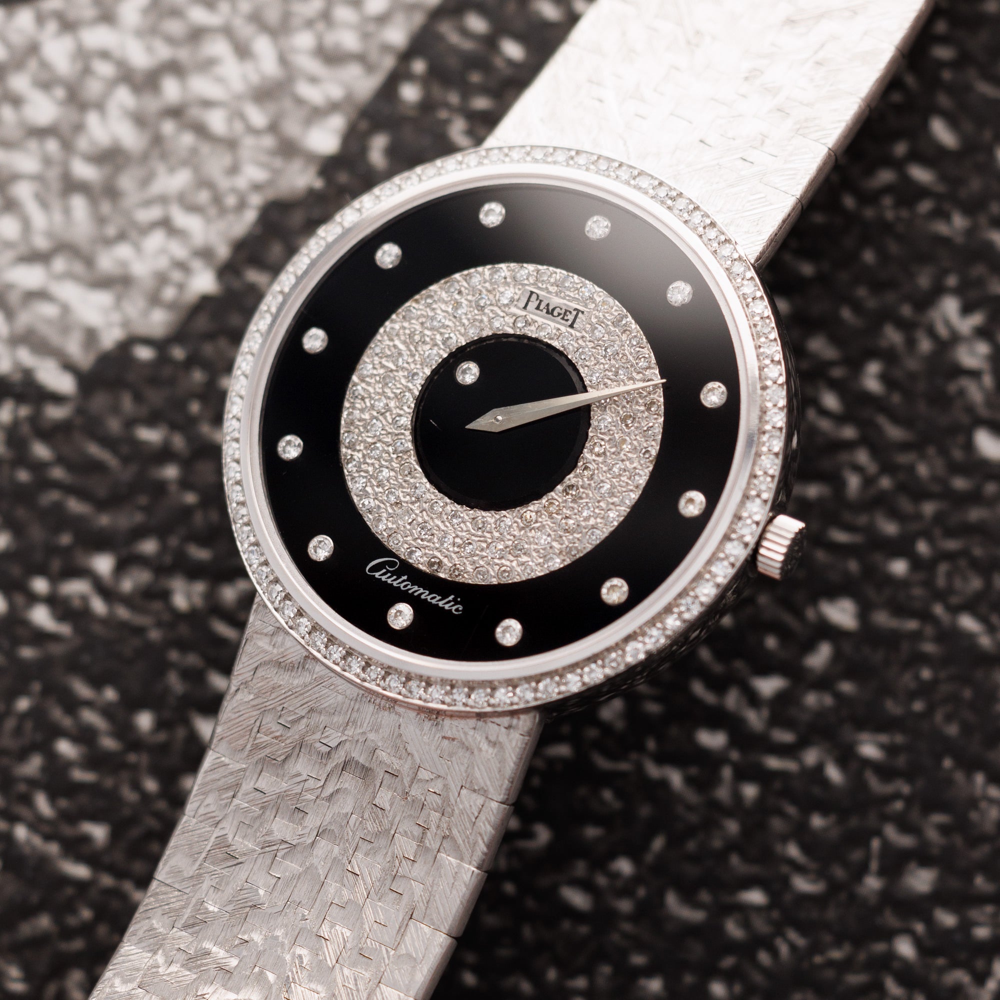 Piaget - Piaget Onyx Diamond Watch - The Keystone Watches