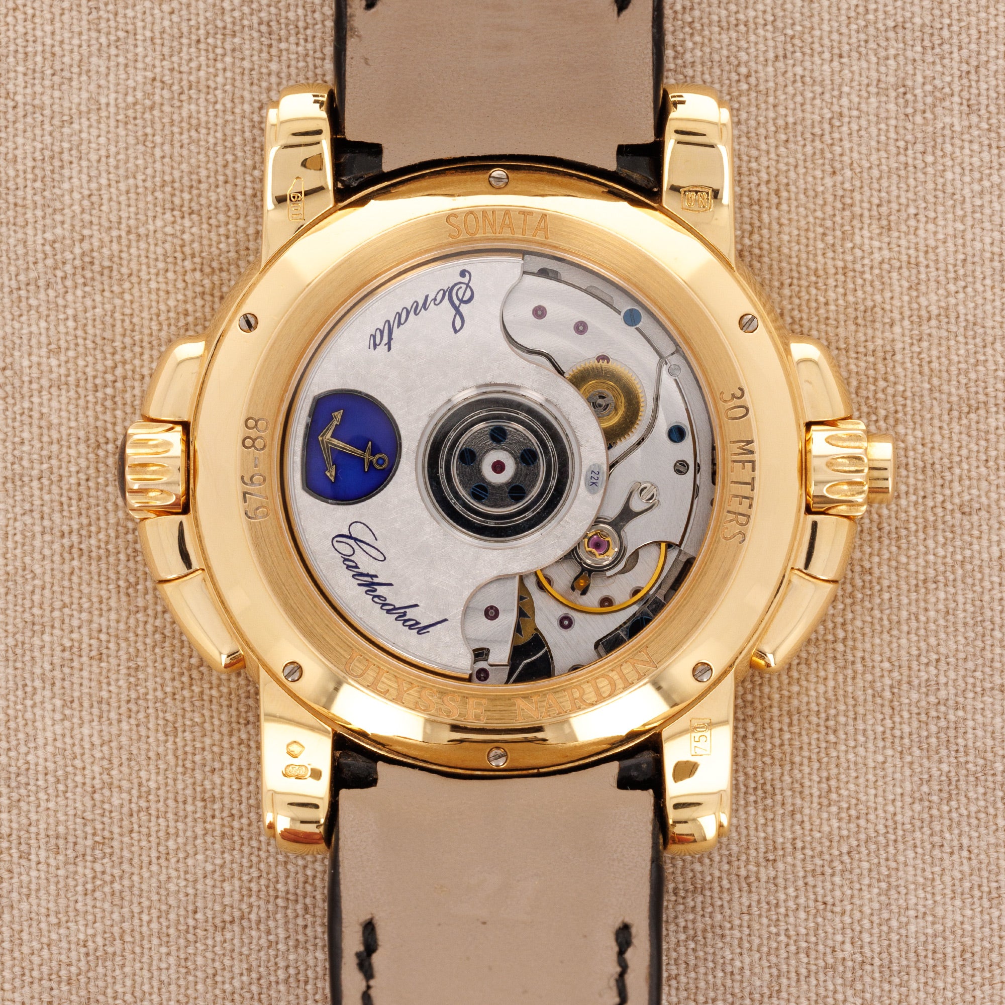 Ulysse Nardin - Ulysse Nardin Rose Gold Sonata Cathedral Watch Ref. 676-88 - The Keystone Watches