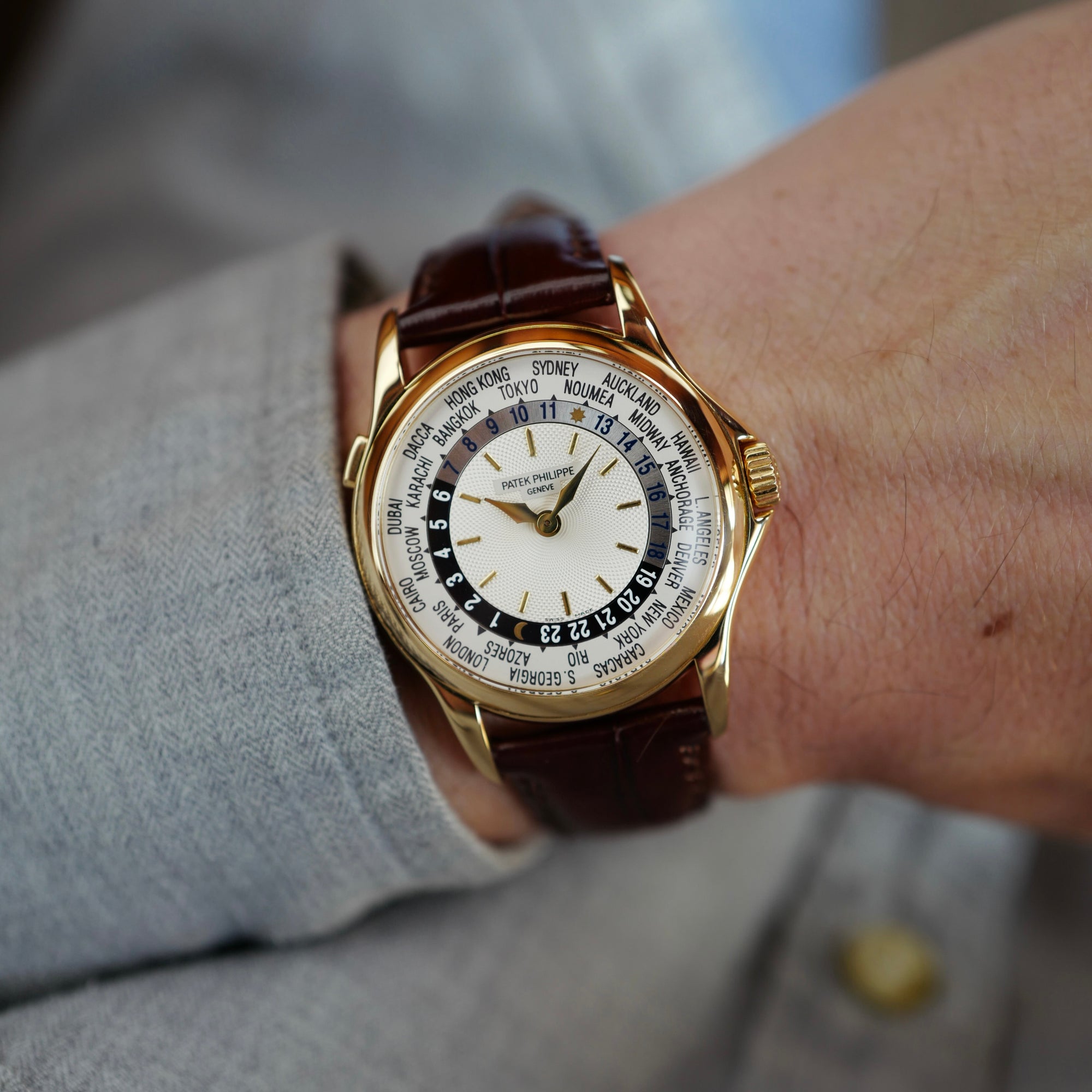 Patek Philippe - Patek Philippe Yellow Gold World Time Watch Ref. 5110 - The Keystone Watches